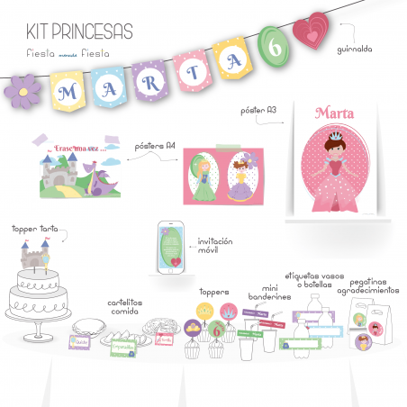 Kit Princesas